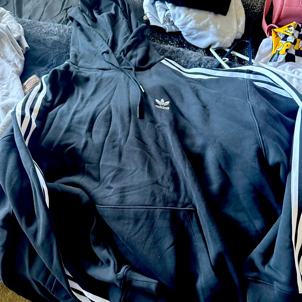 Oversized adidas hoodie